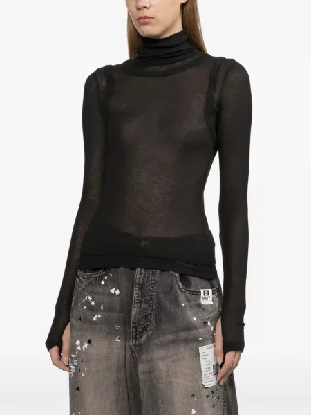 Top Helmut Lang negru