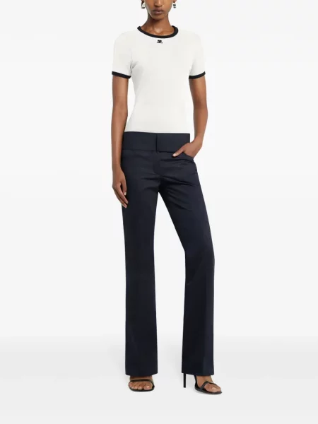 Tricou Courreges alb
