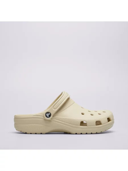 Klapki Crocs beżowe