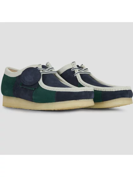 Pantofi Clarks Originals albastru