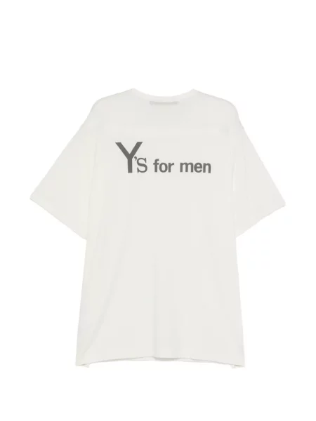 Tricou Y's cu imagine scurt alb