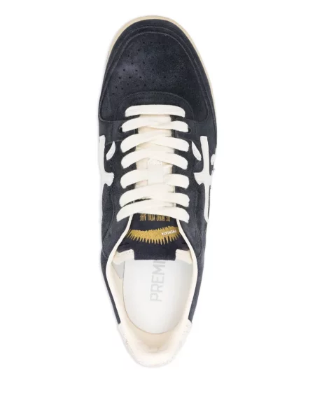 Sneakerși Premiata din piele de căprioară negru