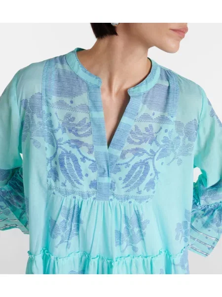 Rochie Juliet Dunn cu imagine albastru