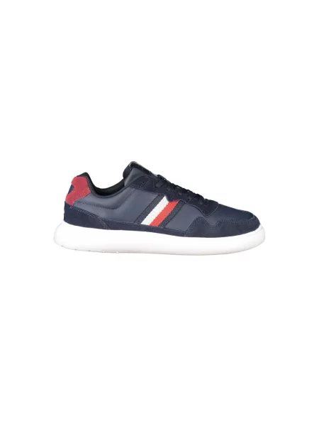 Sneakersy Tommy Hilfiger skórzane niebieskie