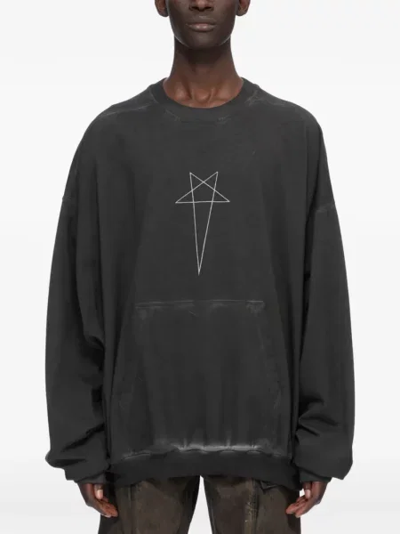 Pulover Rick Owens Drkshdw cu imagine negru