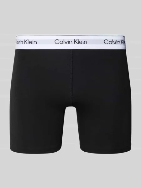 Obcisłe bokserki z pasem z logo Calvin Klein Underwear czarne