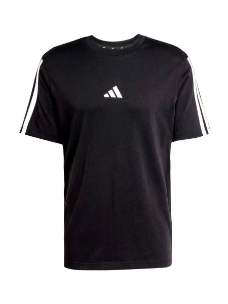 ADIDAS SPORTSWEAR Tricou funcțional Essentials 3 negru alb