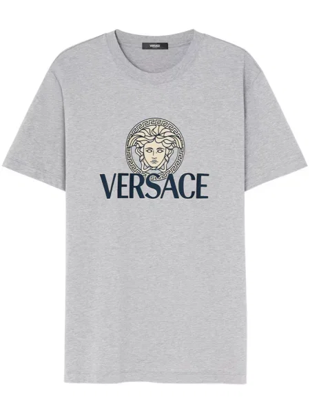Tricou Versace cu imagine gri