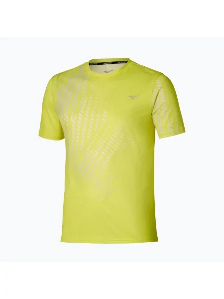 Мъжка тениска за бягане Mizuno Core Graphic Tee lightning yellow жълто