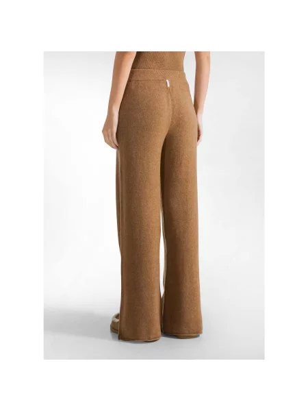 Pantaloni Deha tricotate maro
