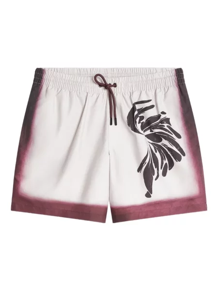 Slip de baie Dries Van Noten alb