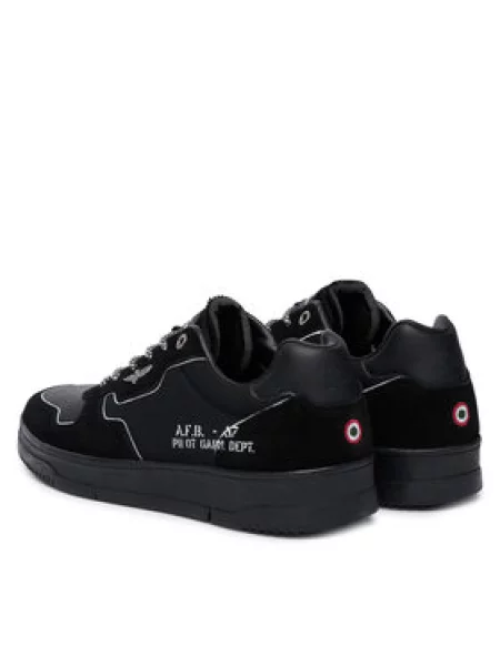 Sneakersy Aeronautica Militare černé