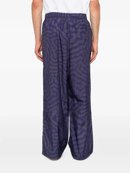 Pantaloni Puma cu imagine alergare violet