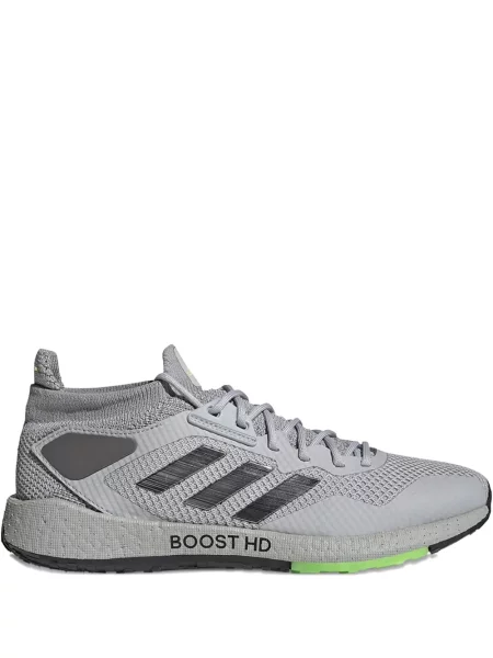 Top Adidas alergare cu decolteu în V alb