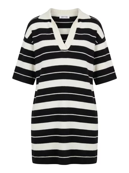 EDITED Rochie Orely negru alb