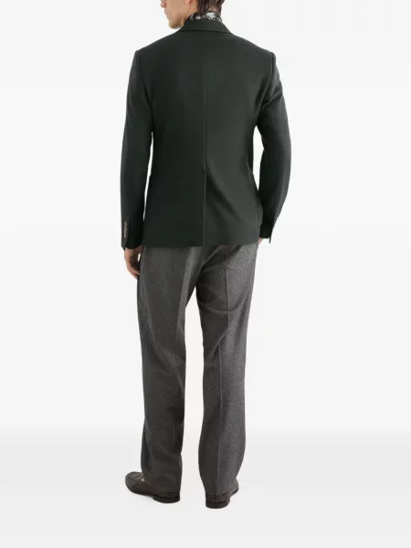 Geacă Dolce & Gabbana din cașmir verde