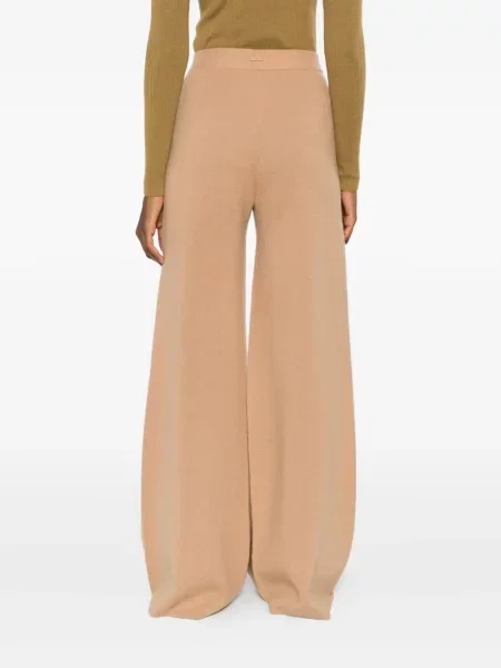 Pantaloni Max Mara tricotate maro
