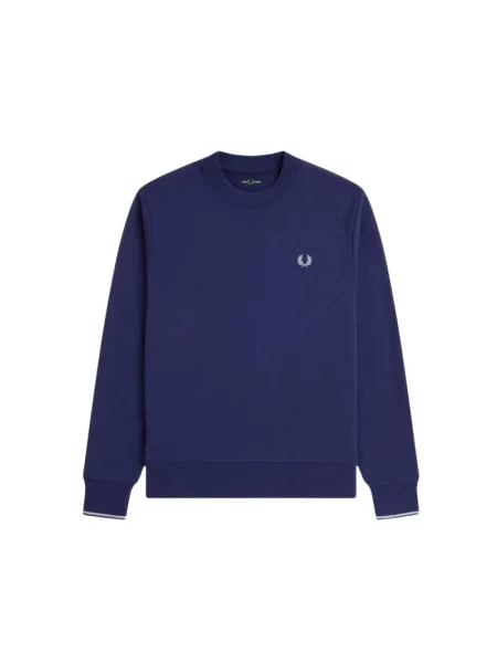 Bluza nierozpinana Fred Perry niebieska
