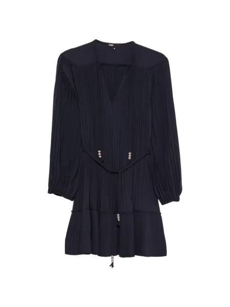 Rochie mini Maje cu legături albastru