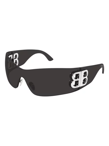 Lniane okulary przeciwsłoneczne Balenciaga szare