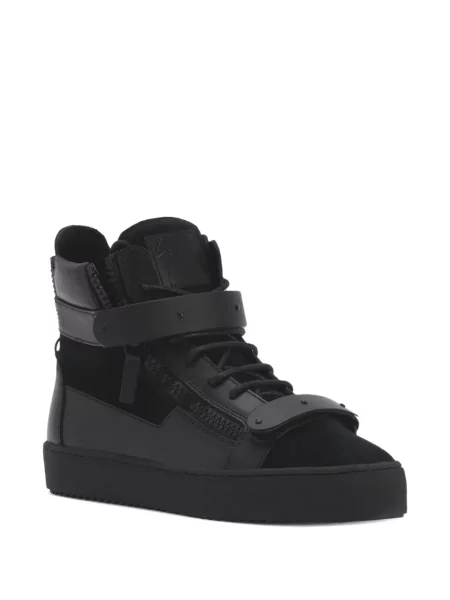 Маратонки Giuseppe Zanotti Coby с връзки с дантела черно