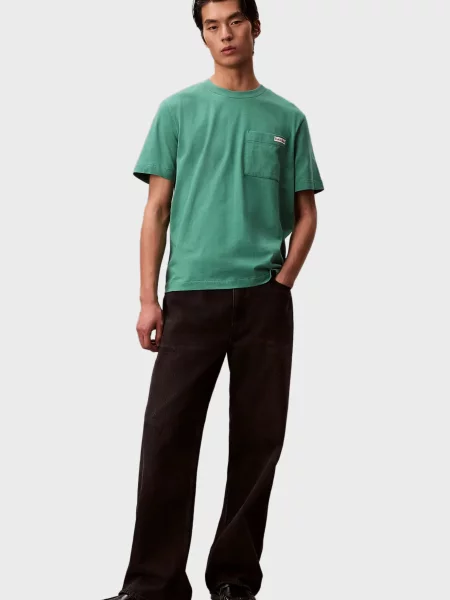 Футболка Calvin Klein Jeans зеленая