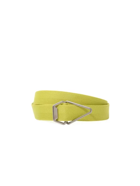 Pasek Bottega Veneta z logo zielony
