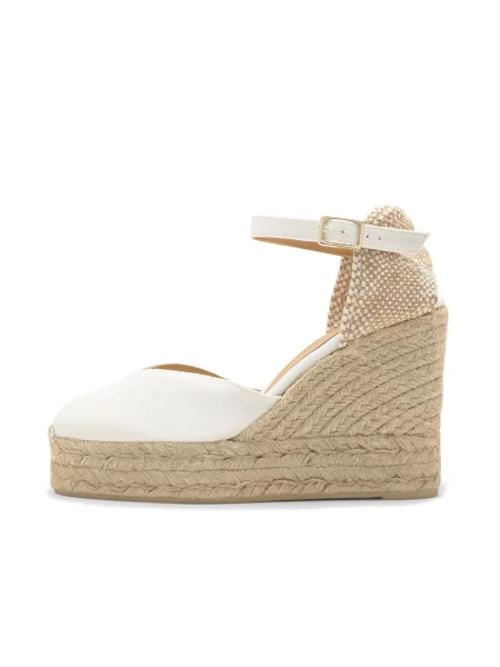 Castañer Espadrilky Chiarita nažloutlá / vaječné skořápky