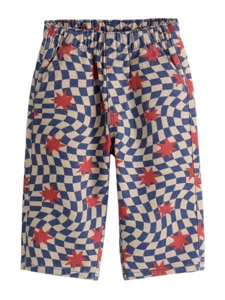 Next Pantaloni / bleumarin / roșu bej