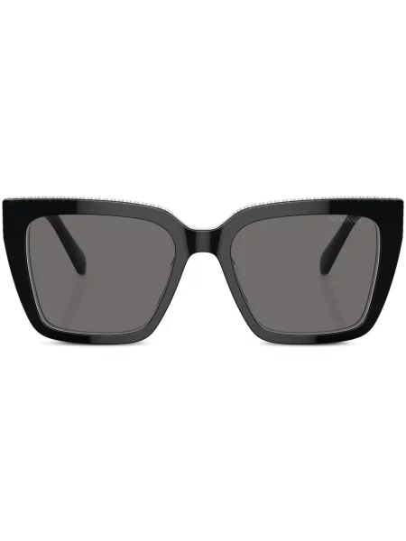 Ochelari de soare Swarovski de cristal negru