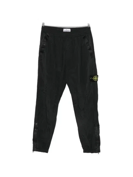Pantaloni Stone Island cu strasuri alergare negru