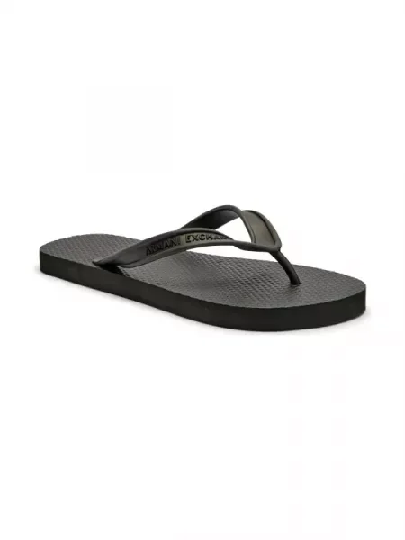 Șlapi Armani Exchange negru