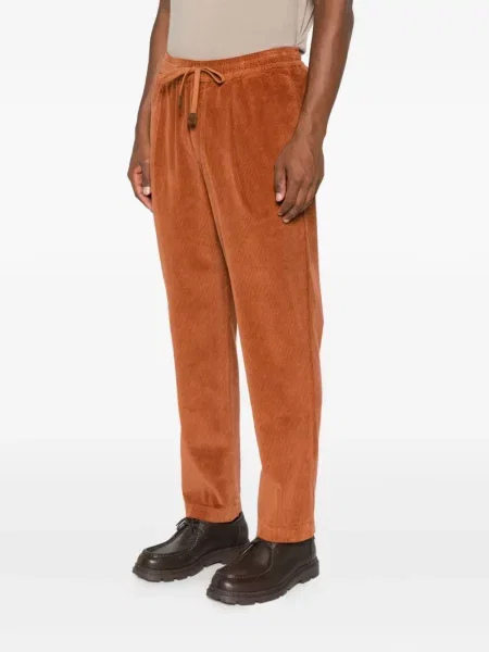 Pantaloni Jacob Cohën de catifea cord portocaliu