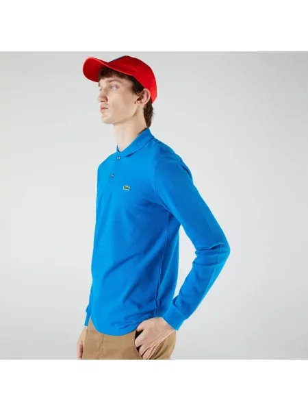 Lacoste поло чоловіче блакитне