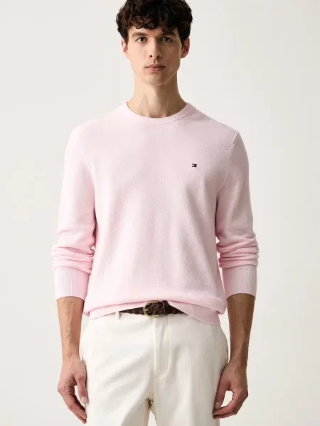 Tommy Hilfiger pulover pentru bărbați din roz