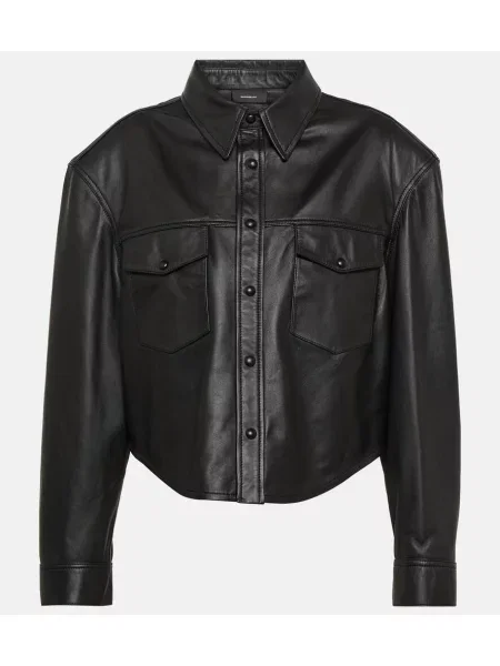 Geanta de piele Wardrobe.nyc negru