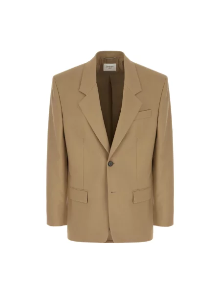 Marynarka Saint Laurent wełniana beżowa