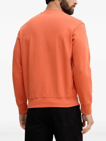 Hanorac Armani Exchange cu autograf portocaliu