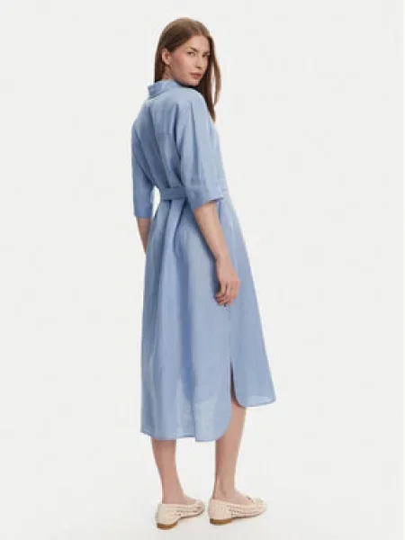 Košilové šaty Max Mara Leisure modré