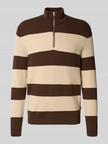 Bluza z kołnierzem o kroju regular fit z mieszanki bawełny model ‘PHIL’ Only & Sons