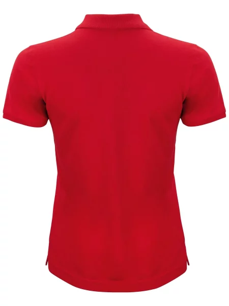 Clique Classic OC Polo – organiczna klasyczny krój – red czerwona