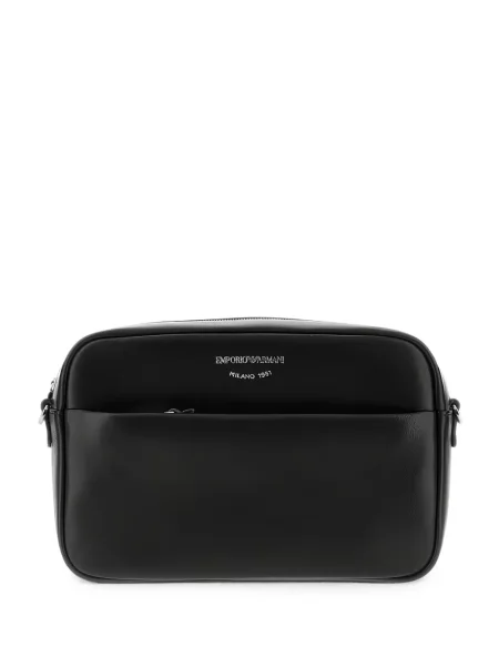 Geantă Emporio Armani din piele negru