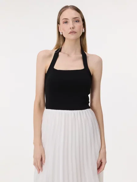 Top Orsay fără mâneci negru