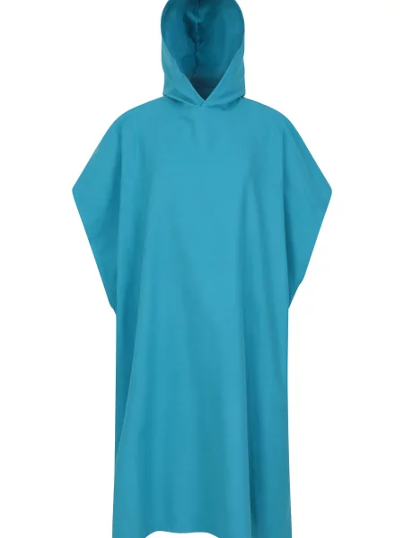 Lagoon ponczo plażowe z mikrofibry Teal cyraneczka