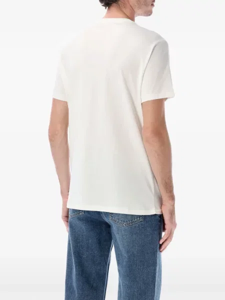 Tricou Polo Ralph Lauren cu decolteu rotund cu imagine alb