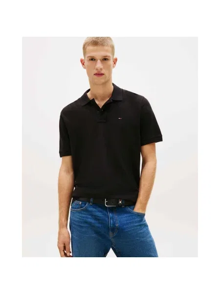Polo Tommy Jeans Regular Essential krótki rękaw S czarna