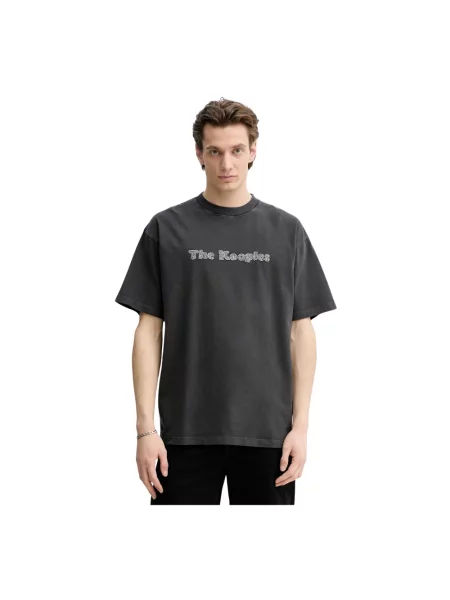 The Kooples t-shirt z aplikacją szary