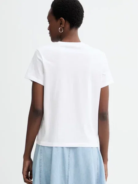 Tričko Levi's LS FAVORITE TEE SWEET HEART bílé