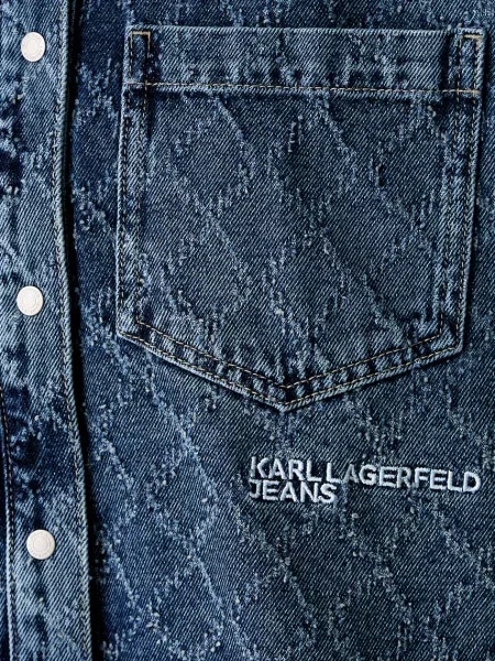 Джинсовая рубашка Karl Lagerfeld Jeans