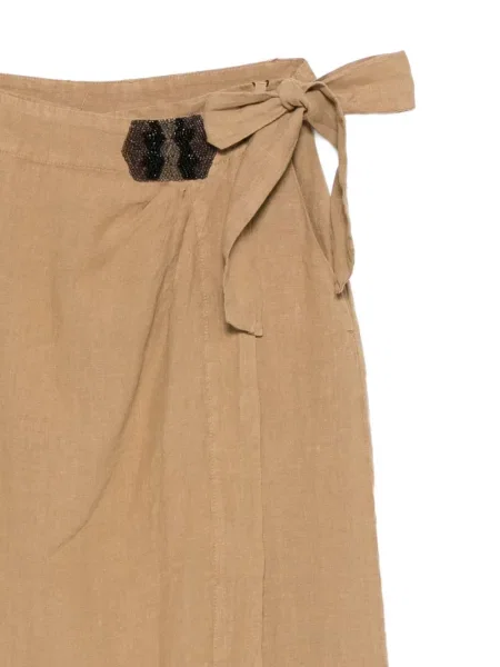 Spodnie Bazar Deluxe wiązane z koralikami